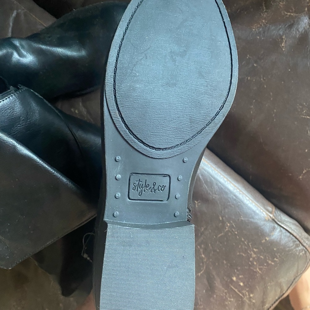 Style&co black boots NWT